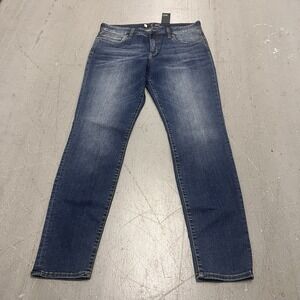 KUT From The Kloth Toothpick Skinny Jeans Women's Size 14 NWT Dark Wash Denim